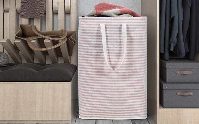 Collapsible Laundry Hamper $13.99