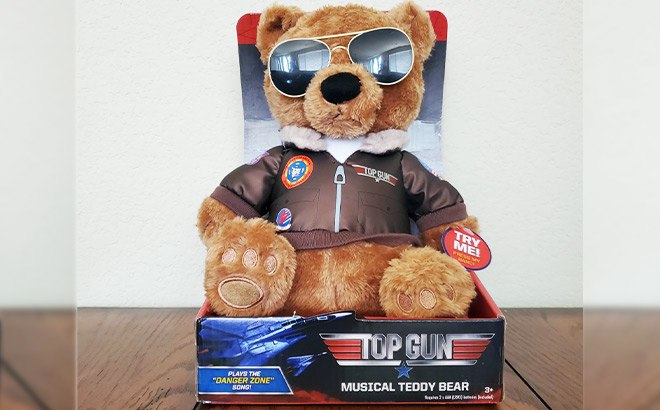 Top Gun Musical Teddy Bear $8.99 (Reg $22)