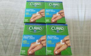 Curad Alcohol Prep Pads 400-Count for $4.49 Shipped