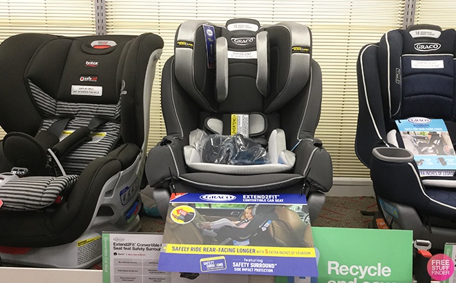 Graco Extend2Fit Convertible Car Seat $126 Shipped