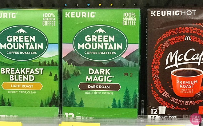 Green Mountain Coffee Pods 72-Count $18 (Reg $35)