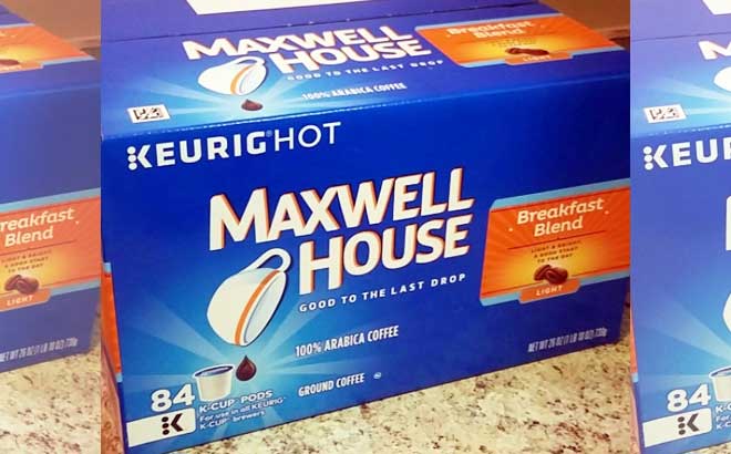 Keurig Maxwell House K-Cup Pods 84-Count $17 Shipped
