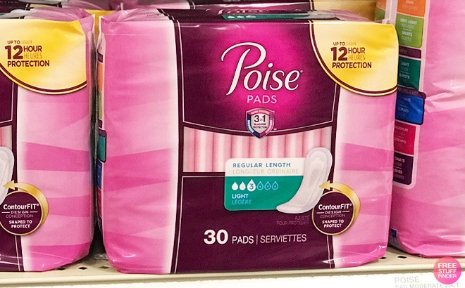 FREE Poise Pads at Family Dollar!
