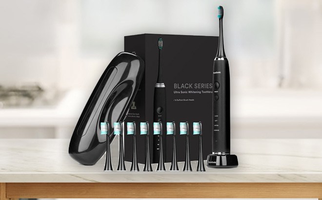 AquaSonic Electric Toothbrush Sets $36 (Reg $140)