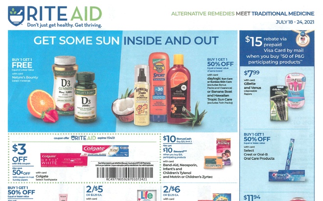 Rite Aid Ad Preview (Week 7/18 – 7/24)
