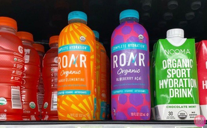 3 FREE Roar Organic Drink + $4 Moneymaker