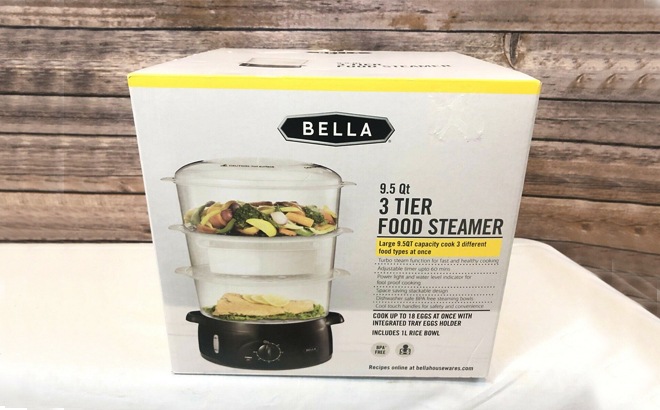 Bella 3-Tier Food Steamer $14.99