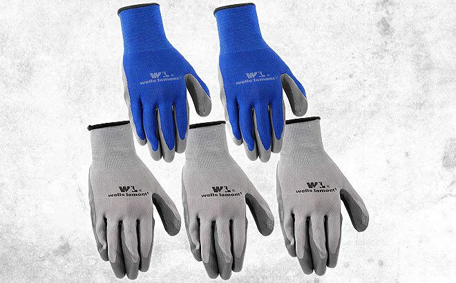Work Gloves 5-Pack $4.96