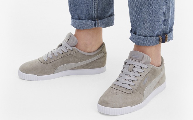carina slim suede women's sneakers
