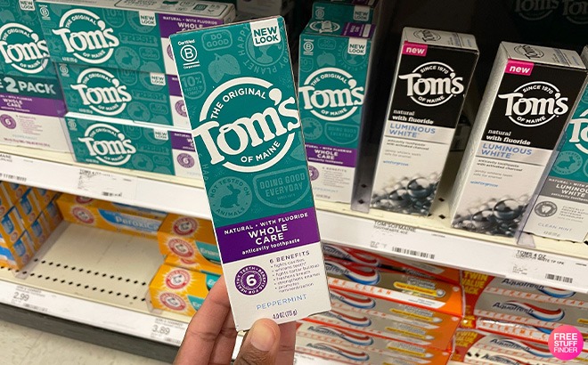 Tom’s of Maine Toothpaste 97¢ Each!