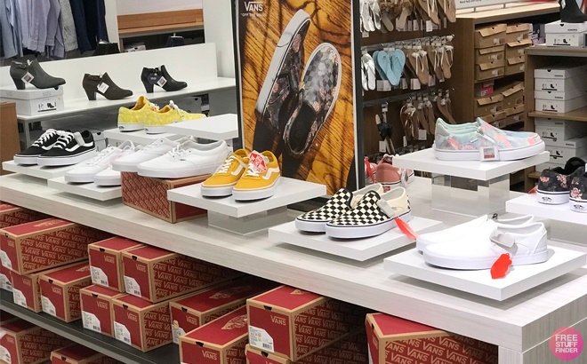 Vans store prices on sale
