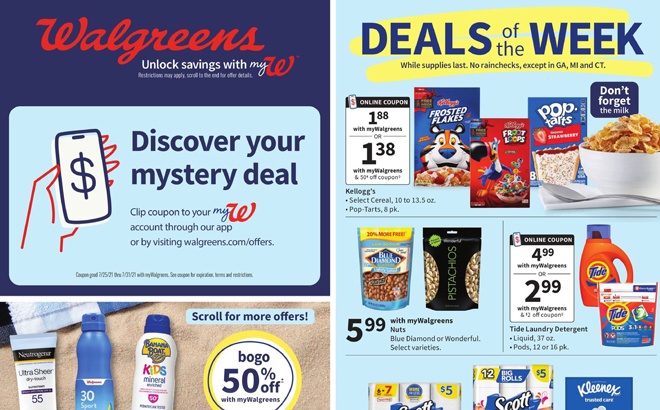 Walgreens Ad Preview (Week 7/25 – 7/31)
