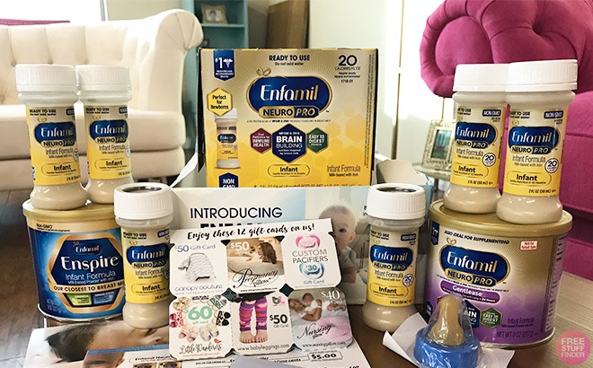 Enfamil Products on the Floor