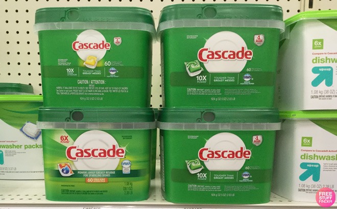 Cascade Dishwasher Pods 105-Count $14
