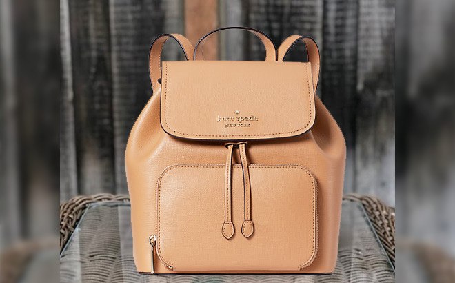 kate spade backpack brown
