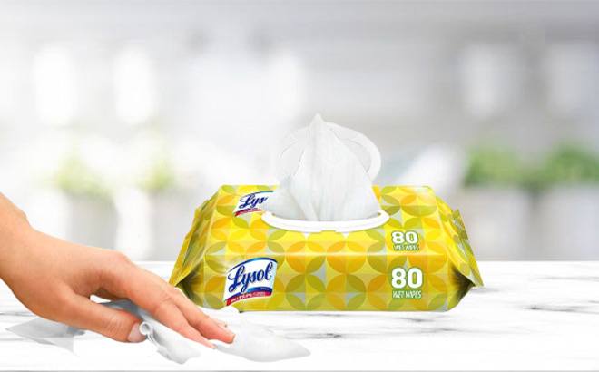 Lysol Disinfecting Wipes 320-Count $9.97