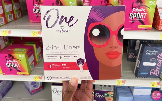 FREE Poise Liners at Walmart