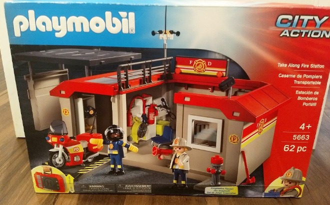 Playmobil Fire Station 62-Piece Set $24 (Reg $40)