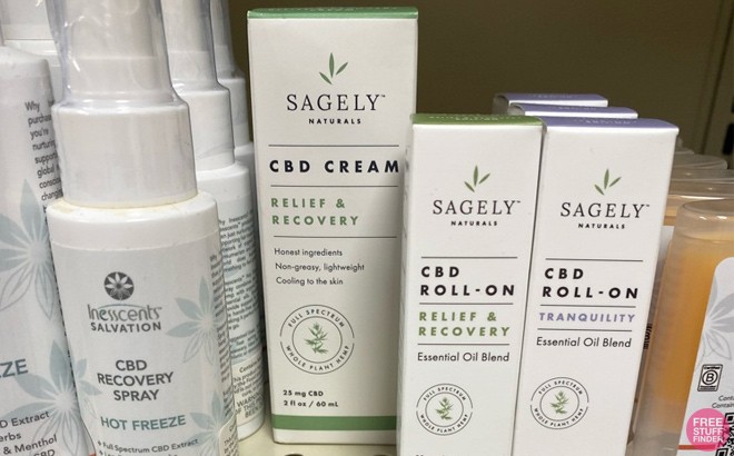 Sagely CBD Cream 91¢ (Reg $18)