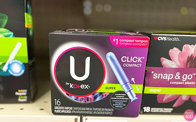 FREE U by Kotex Tampons + Moneymaker