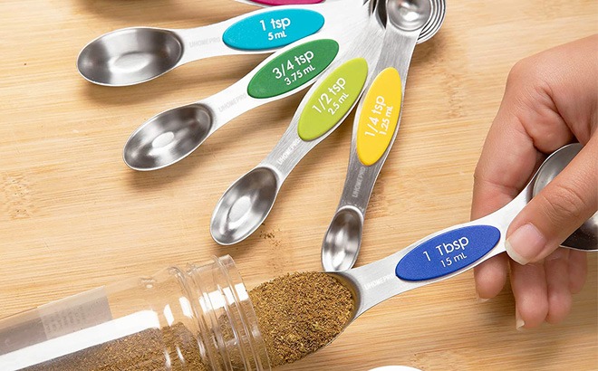 Magnetic Measuring Spoons 8-Piece $11.99!