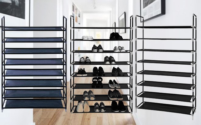 8-Tier Shoe Rack for $31!