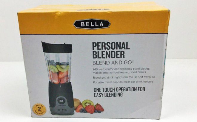Bella Personal Blender $17.99