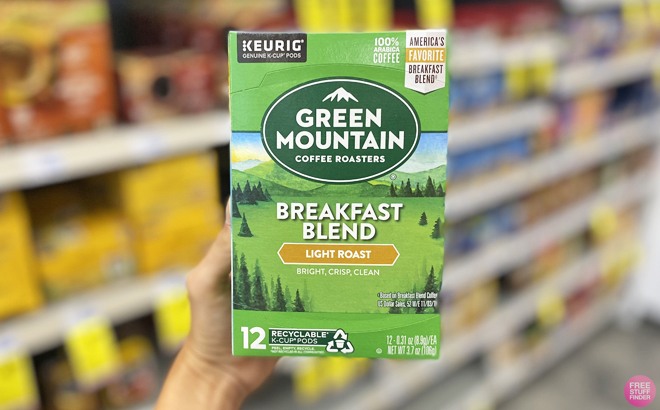Green Mountain K-Cups 12-Count $4.99!