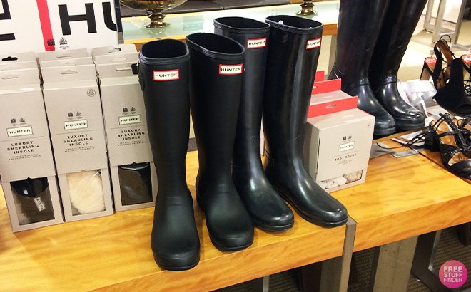 Hunter Women's Rain Boots $59