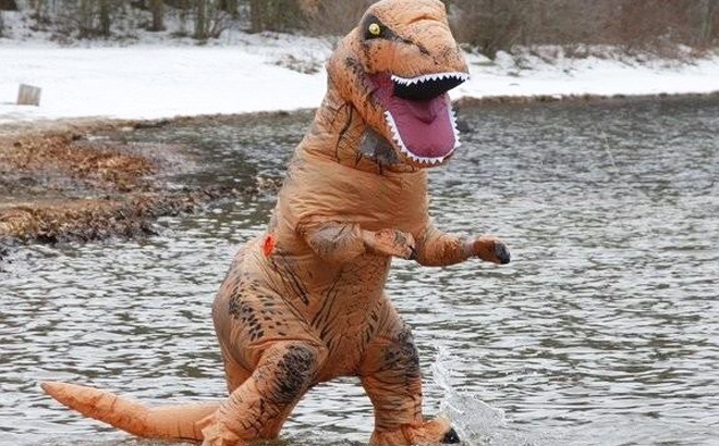 Inflatable Adult Dinosaur Costume $49 (Reg $90)