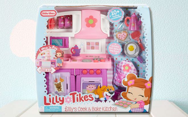 Little Tikes Lilly's Cook & Bake Kitchen Doll Playset $9
