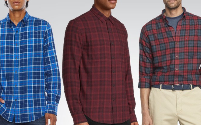 Men's Flannel Shirts $12.59 (Reg $36)