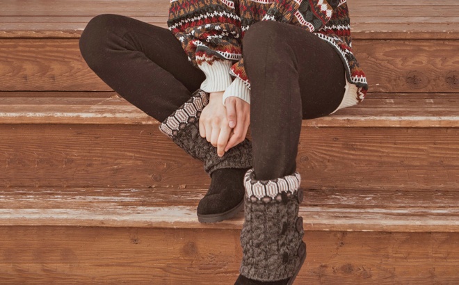 Muk Luks Leggings or 4-Pair Socks $9.99