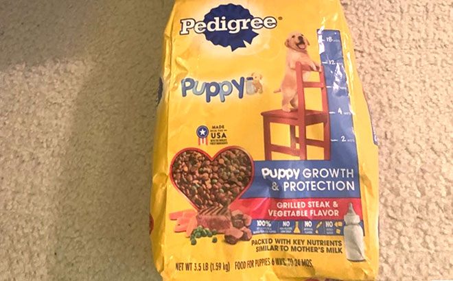 Pedigree Puppy Dry Dog Food $2.52