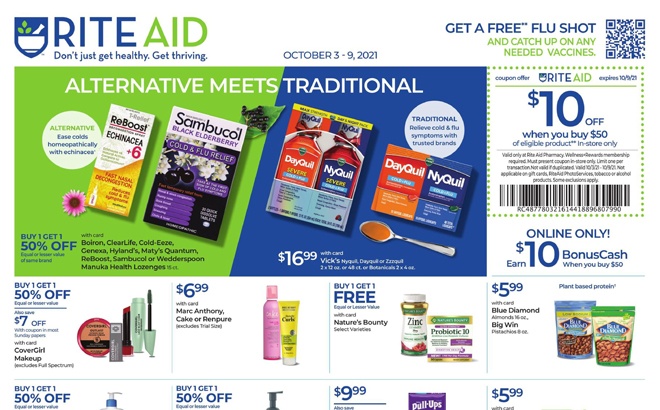 Rite Aid Ad Preview (Week 10/3 – 10/9)