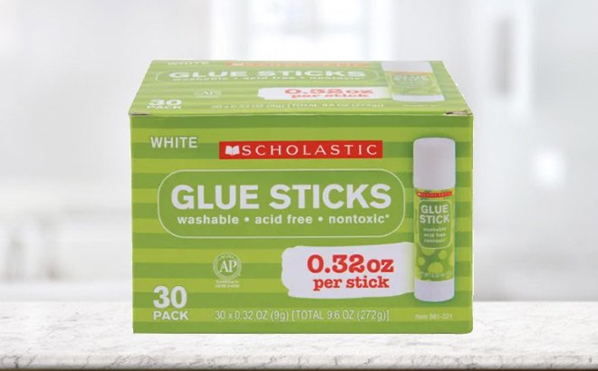 Scholastic Glue Sticks 30-Pack $1.50