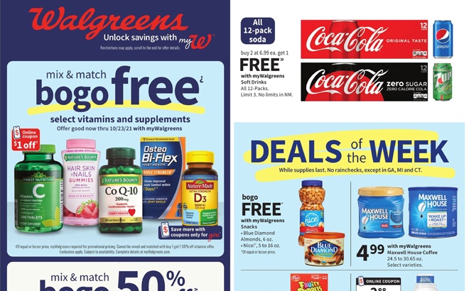 Walgreens Ad Preview (Week 9/19 – 9/25)