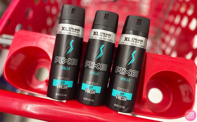3 FREE Axe Deodorants + $1 Moneymaker!