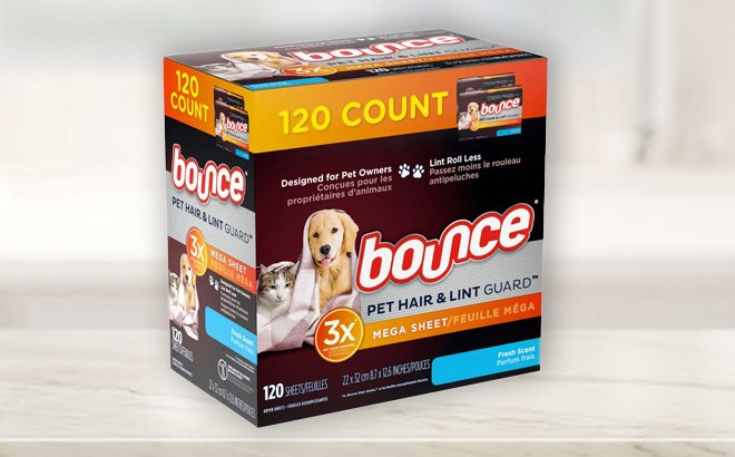 Bounce Dryer Sheets 120-Count $6.92