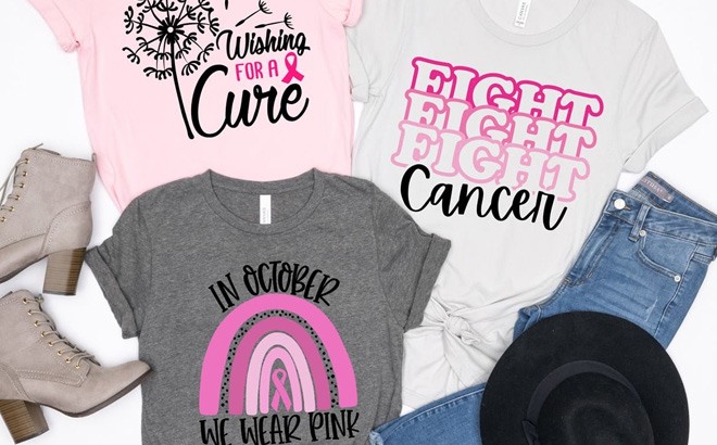 Breast Cancer Awareness Tees $19 Shipped (Reg $35)