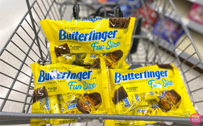 3 Butterfinger Fun Size Packs $1.33 Each