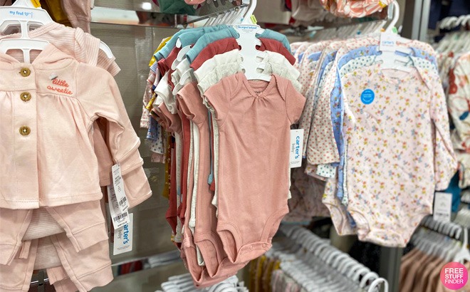 Carter's 5-Pack Bodysuit Set $12 (Reg $28)