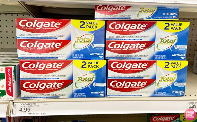 2 FREE Colgate Total Toothpaste + Make $3!