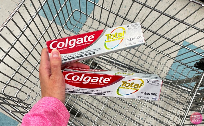 2 FREE Colgate Total Toothpaste + $1 Moneymaker