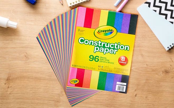 Crayola 96-Pack Construction Paper $2.46