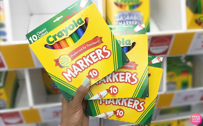 Crayola Markers 20-Count $2!