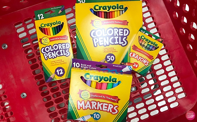 Crayola School Supplies From 50¢! (Crayons, Markers, Pencils)