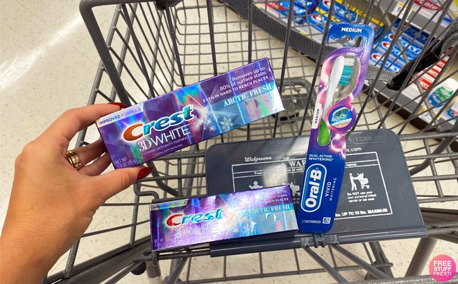2 FREE Crest or Oral-B Dental Care Products