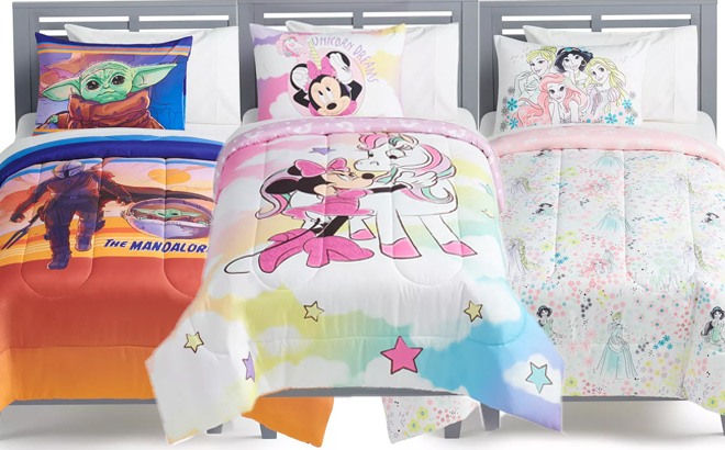 Disney Comforter Set with Shams $38 (Reg $65) + $5 Kohl's Cash!