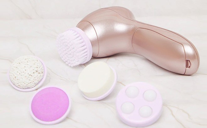 5-Piece Electric Facial Cleansing Set $9.99!
